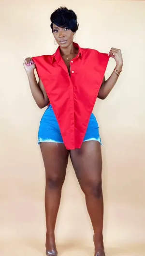 MEANT TO 'SLAY' TOP  (RED)