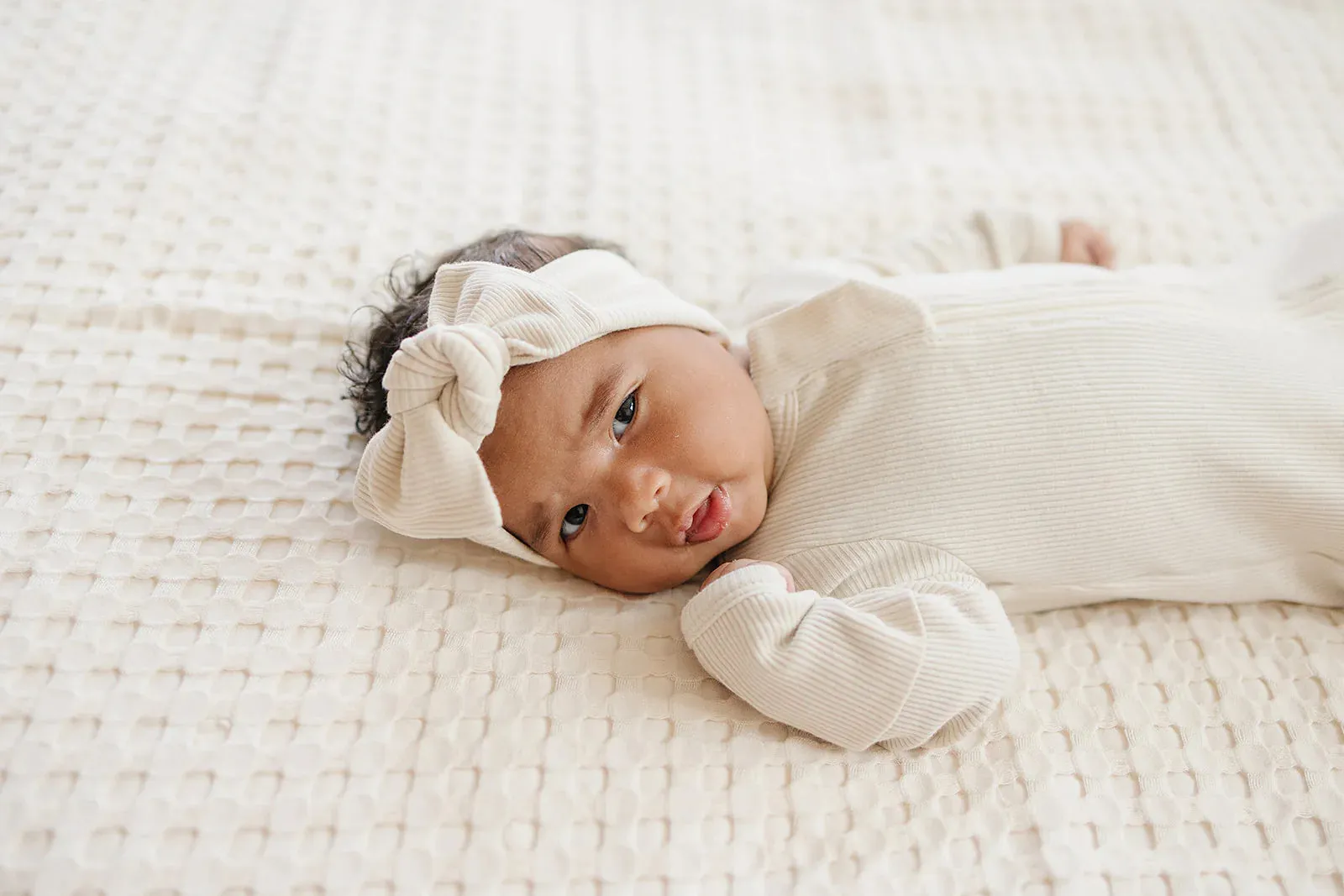 Mebie Baby Organic Ribbed Zipper Sleeper