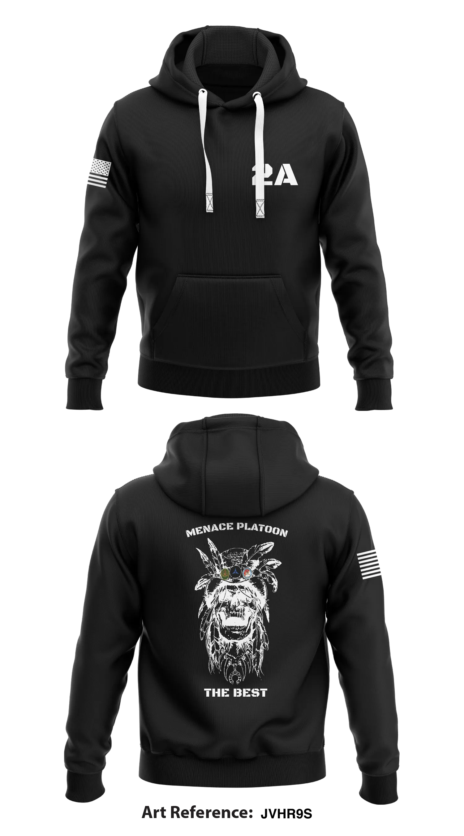 Menace Platoon  Core Men's Hooded Performance Sweatshirt - jVhr9s