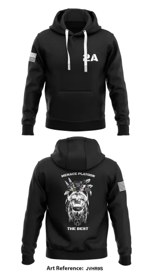 Menace Platoon  Core Men's Hooded Performance Sweatshirt - jVhr9s
