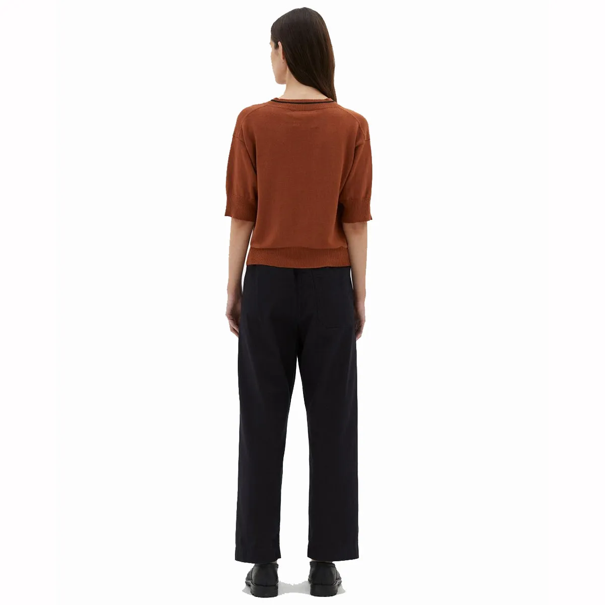 MHL W'  Wide Leg Jogger Twill Indigo
