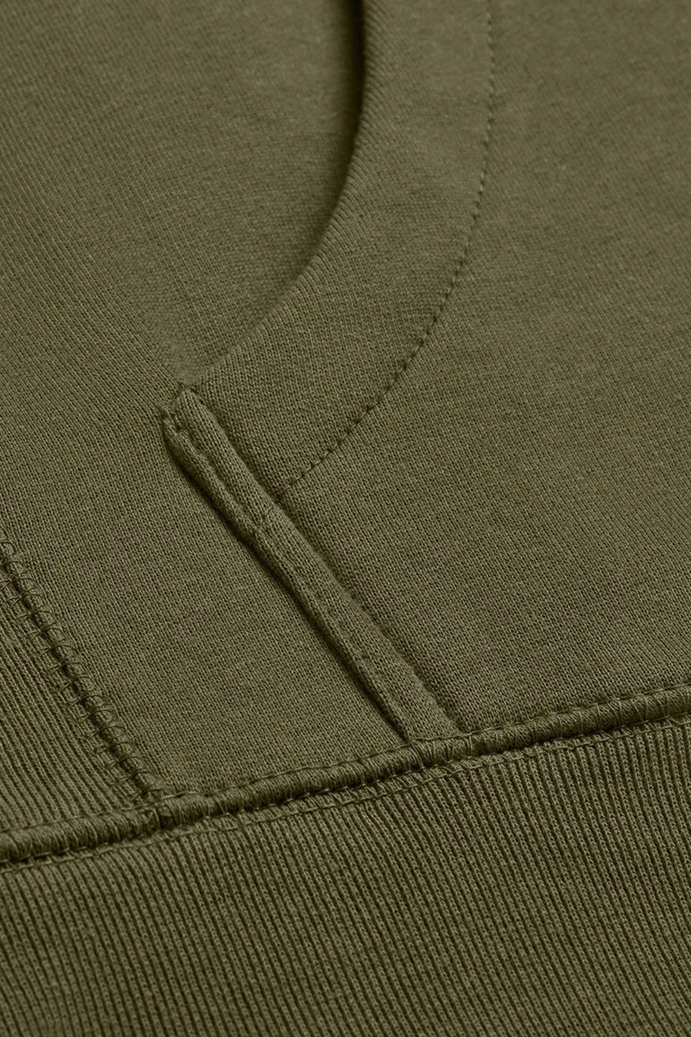 Military Green Hoodie Sweatshirt