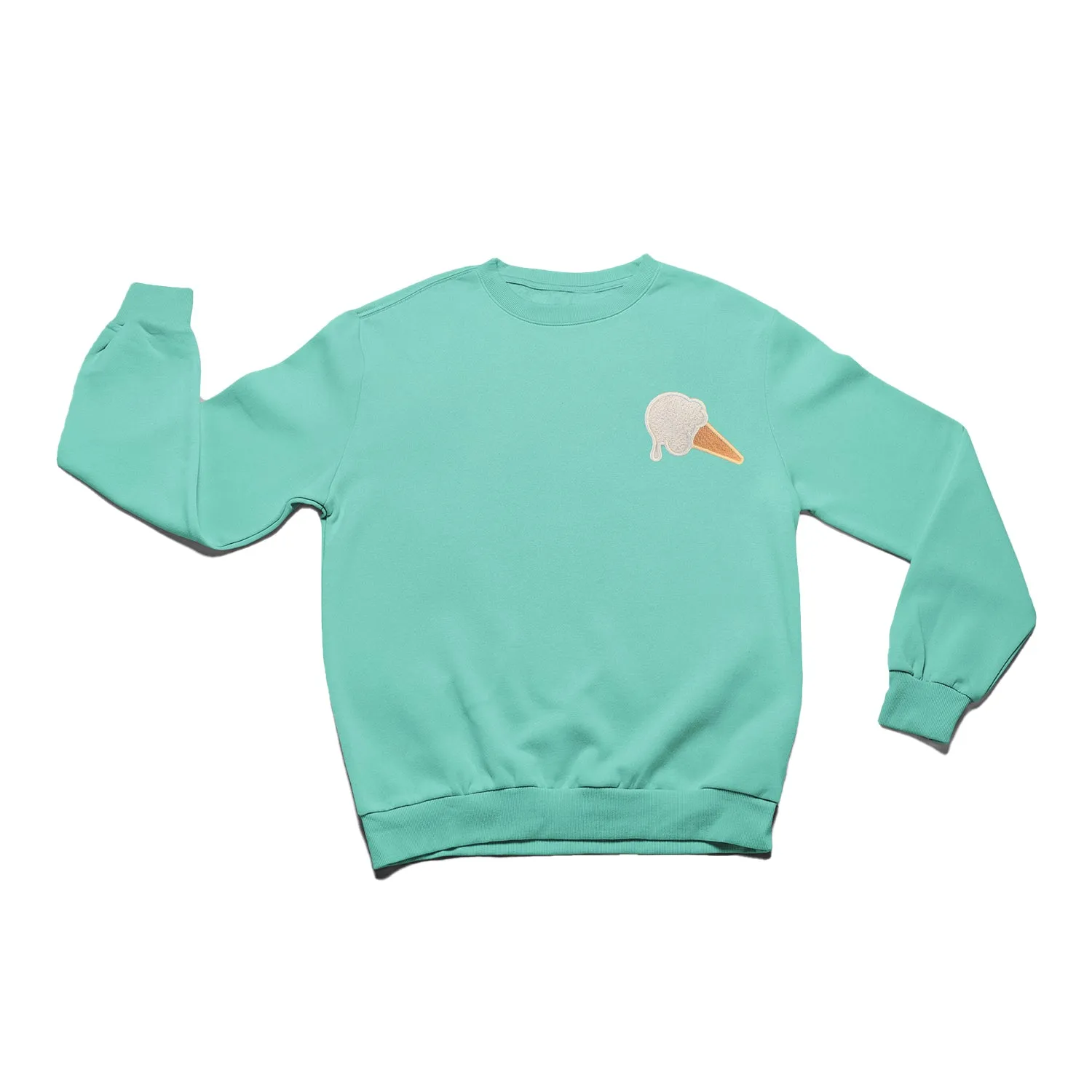 Mini Vanilla Chenille Cone Crewneck