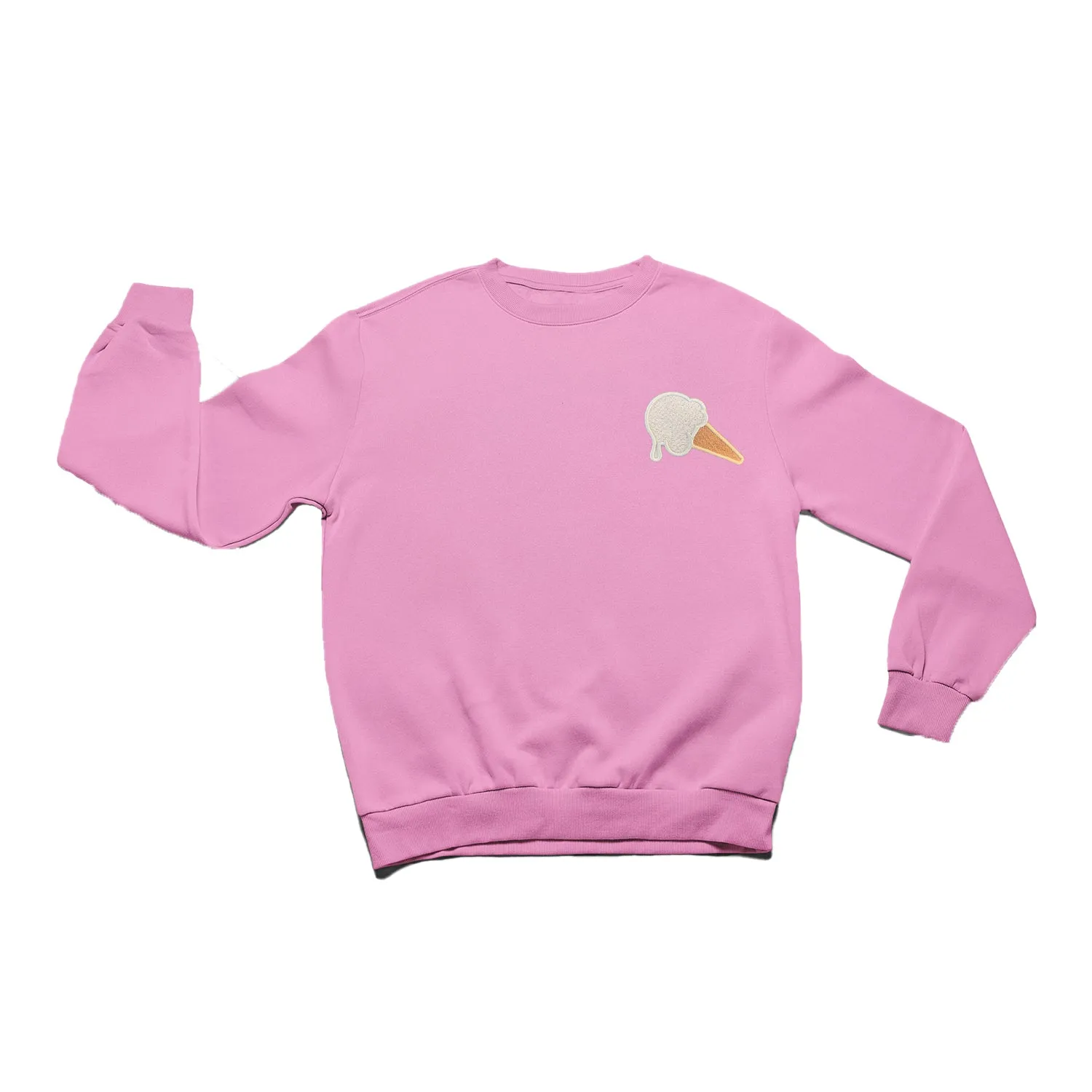 Mini Vanilla Chenille Cone Crewneck