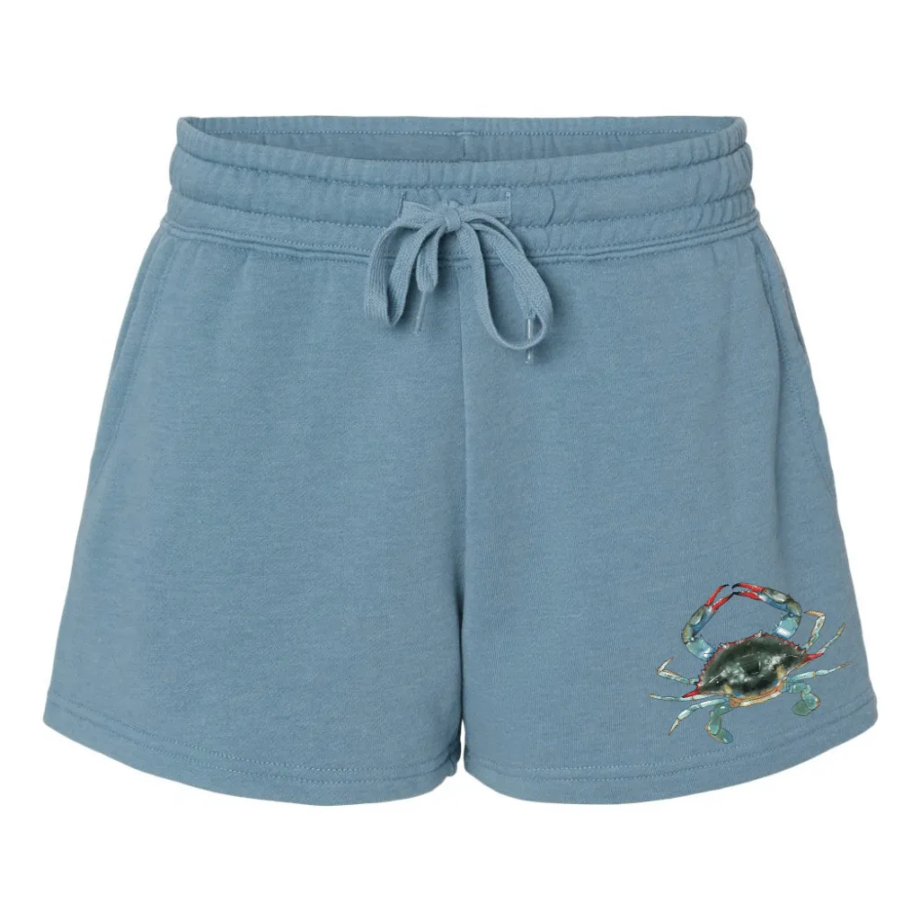 Misty Shore Shorts - Blue Crab