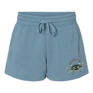 Misty Shore Shorts - Blue Crab