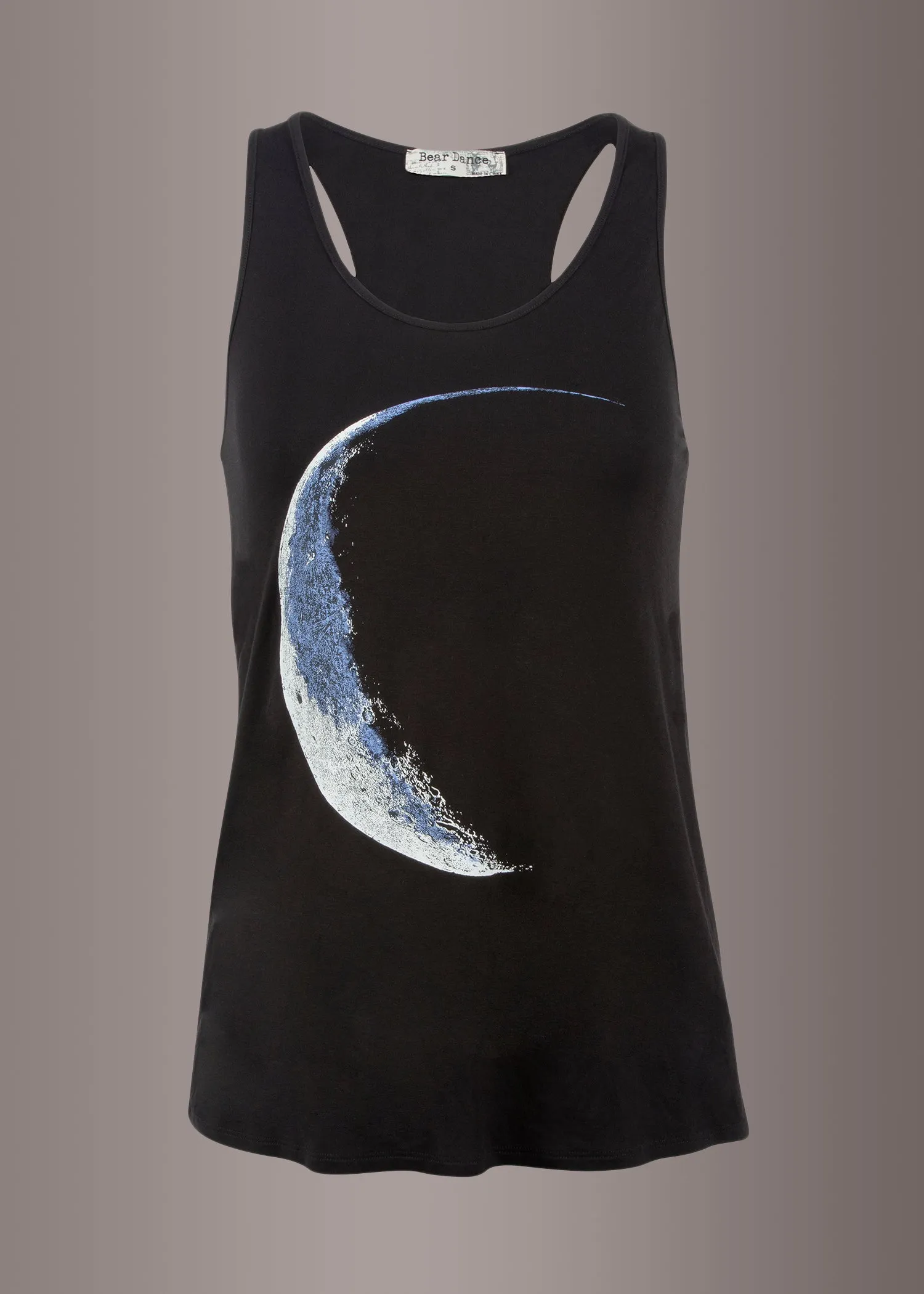 Moonage Daydream Loose Fit Crescent Moon Top