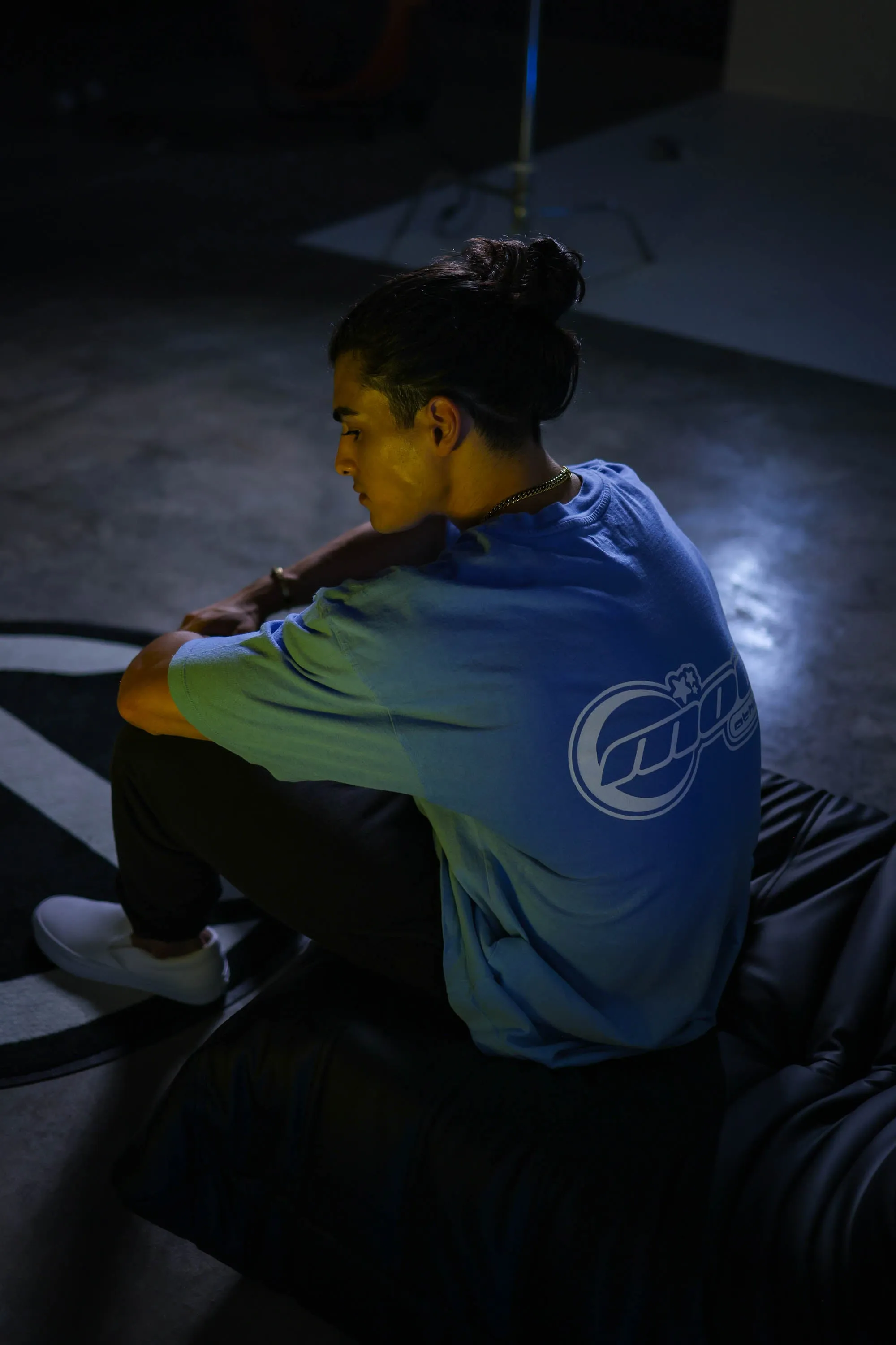 MOVI-STAR FADE T-SHIRT - BLUE