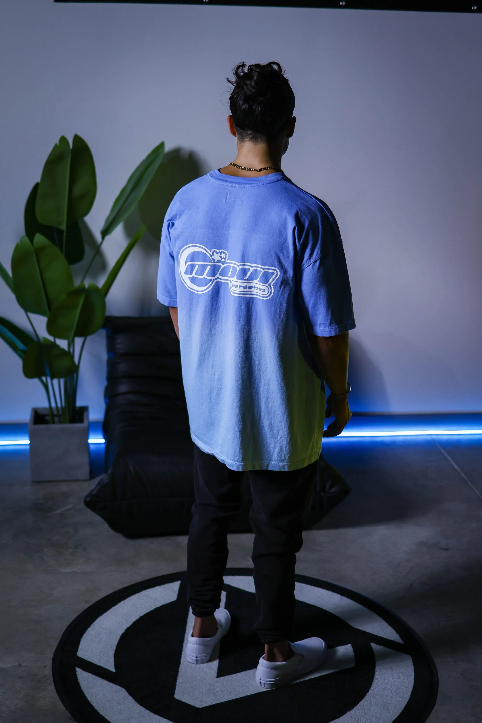 MOVI-STAR FADE T-SHIRT - BLUE