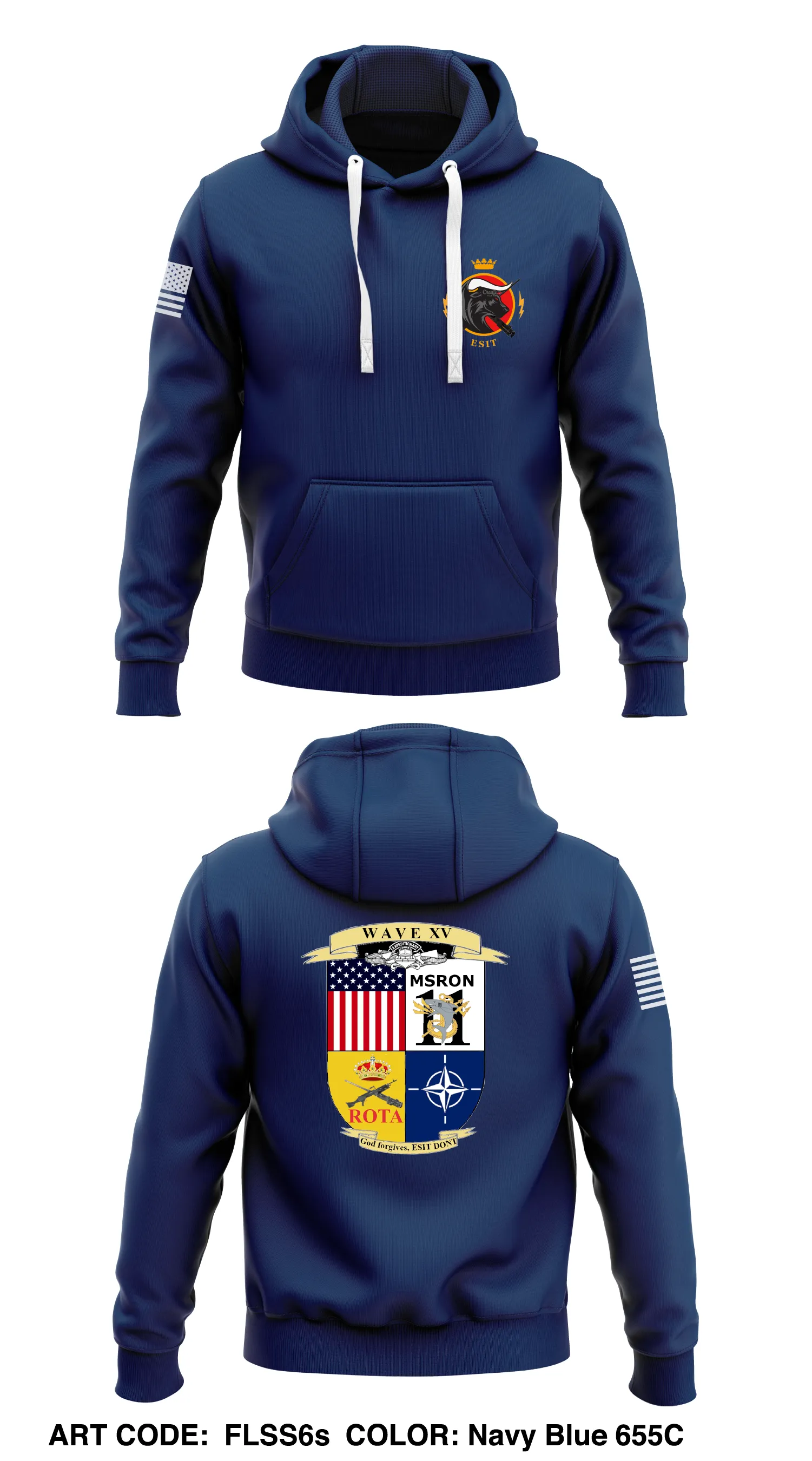 MSRON11 Store 1  Core Men's Hooded Performance Sweatshirt - FLSS6s