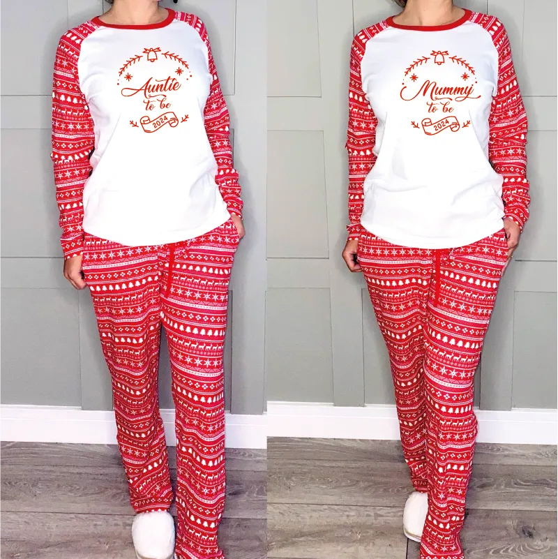 Mummy and Daddy to be Christmas Pyjamas