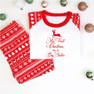 My First Christmas as a Big Sister Christmas Pyjamas