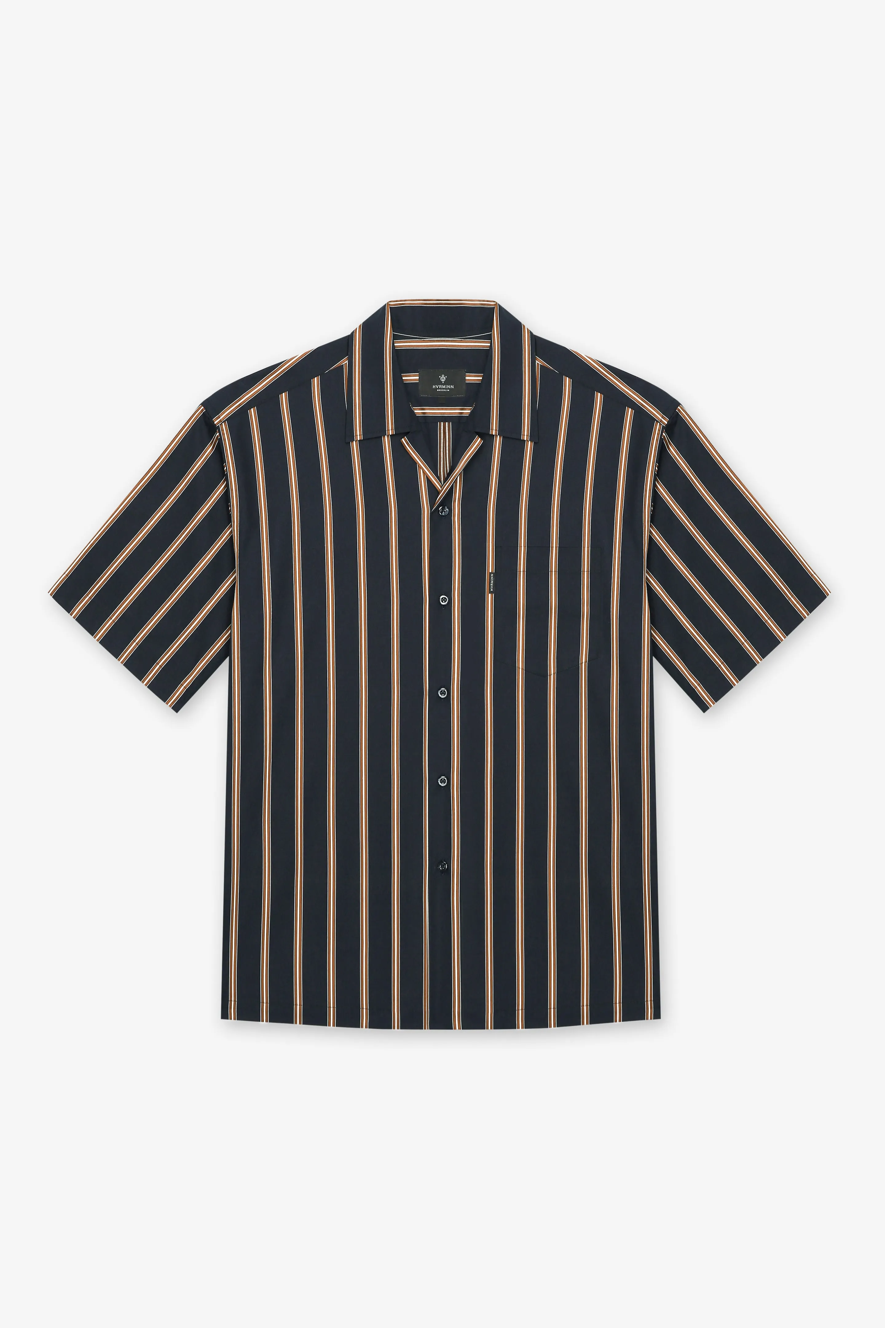 NAVY STRIPE SHORT SLEEVE SHIRT