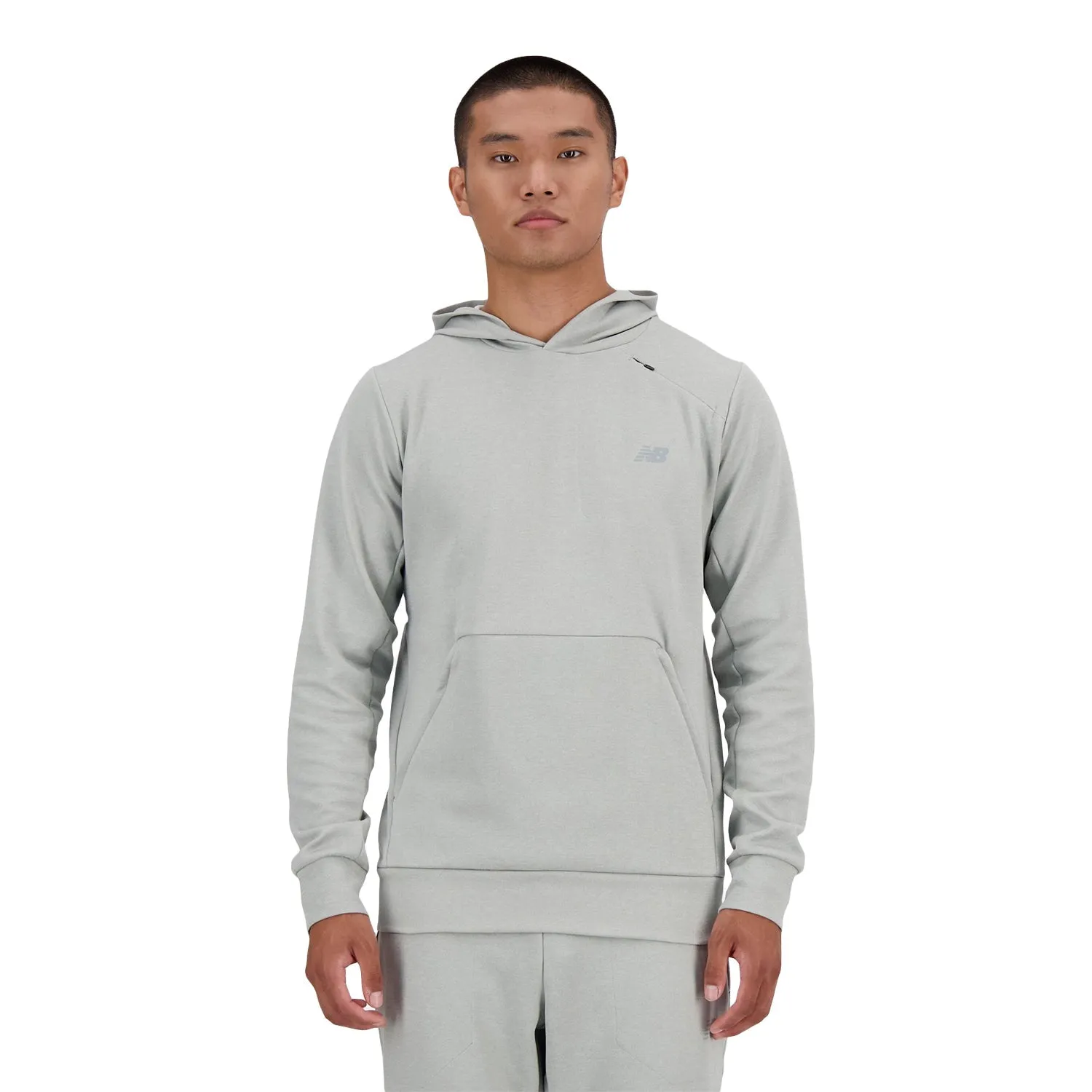 New Balance Men Tech Knit Hoodie Athletic Grey MT41139-AG