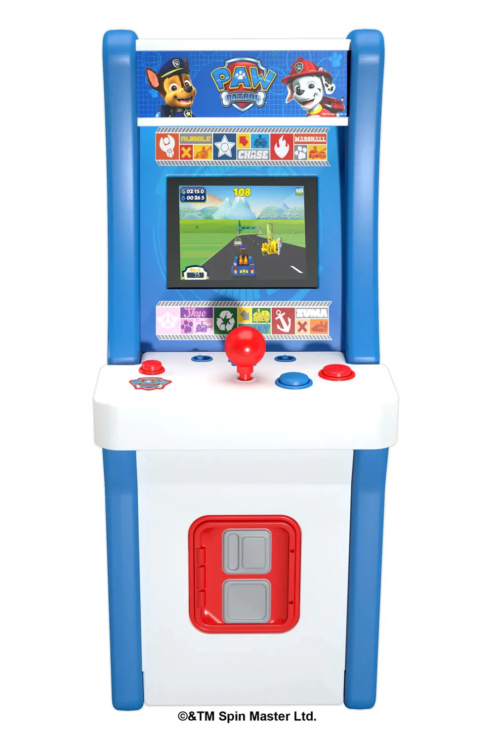 New in box! Arcade1Up Jr. PAW Patrol, 36 Inches Tall! Specifically designed for little kids to have big arcade fun.