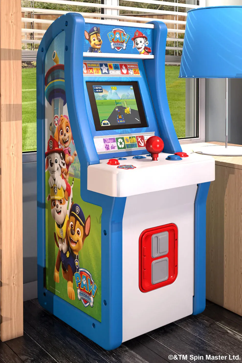 New in box! Arcade1Up Jr. PAW Patrol, 36 Inches Tall! Specifically designed for little kids to have big arcade fun.