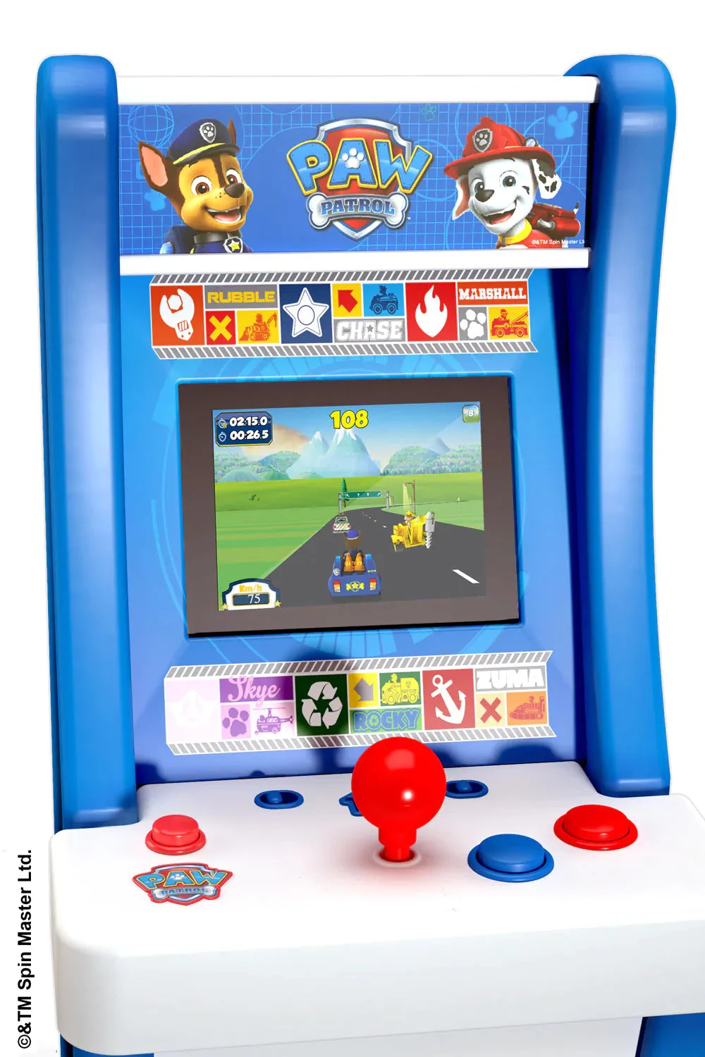 New in box! Arcade1Up Jr. PAW Patrol, 36 Inches Tall! Specifically designed for little kids to have big arcade fun.