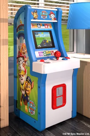 New in box! Arcade1Up Jr. PAW Patrol, 36 Inches Tall! Specifically designed for little kids to have big arcade fun.