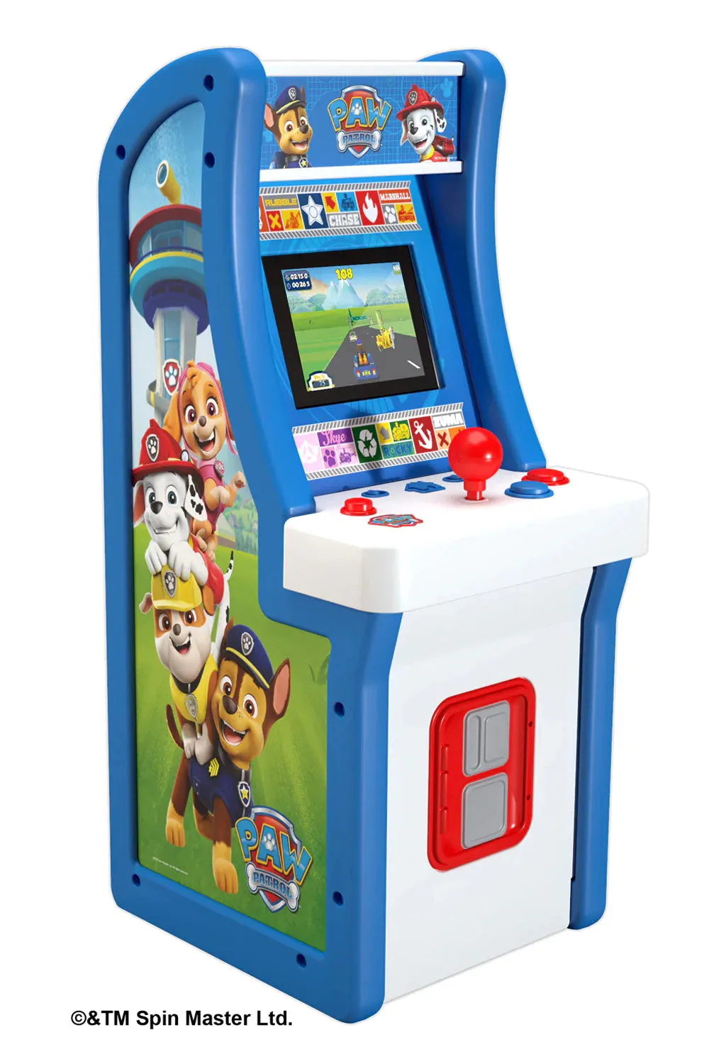 New in box! Arcade1Up Jr. PAW Patrol, 36 Inches Tall! Specifically designed for little kids to have big arcade fun.