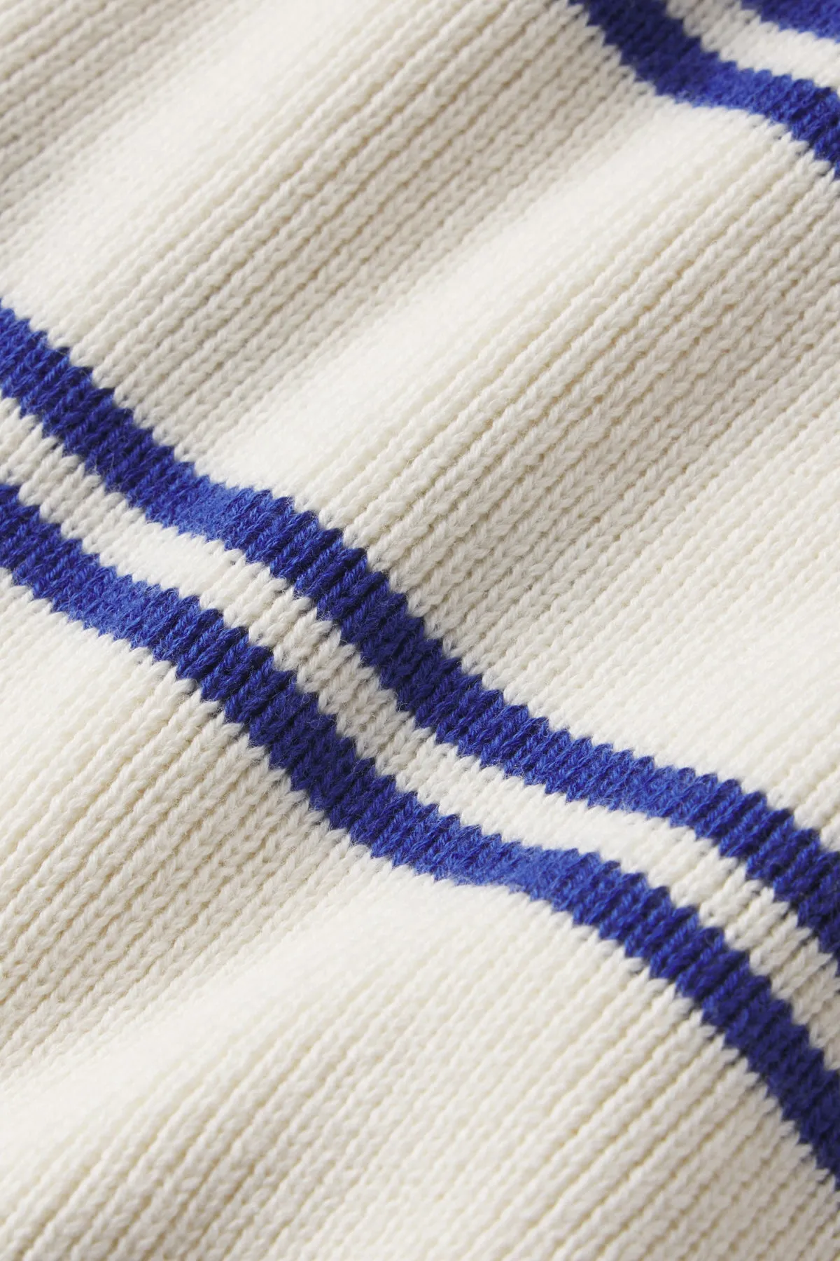 Nora Cardigan in Ivory Caspian Stripe