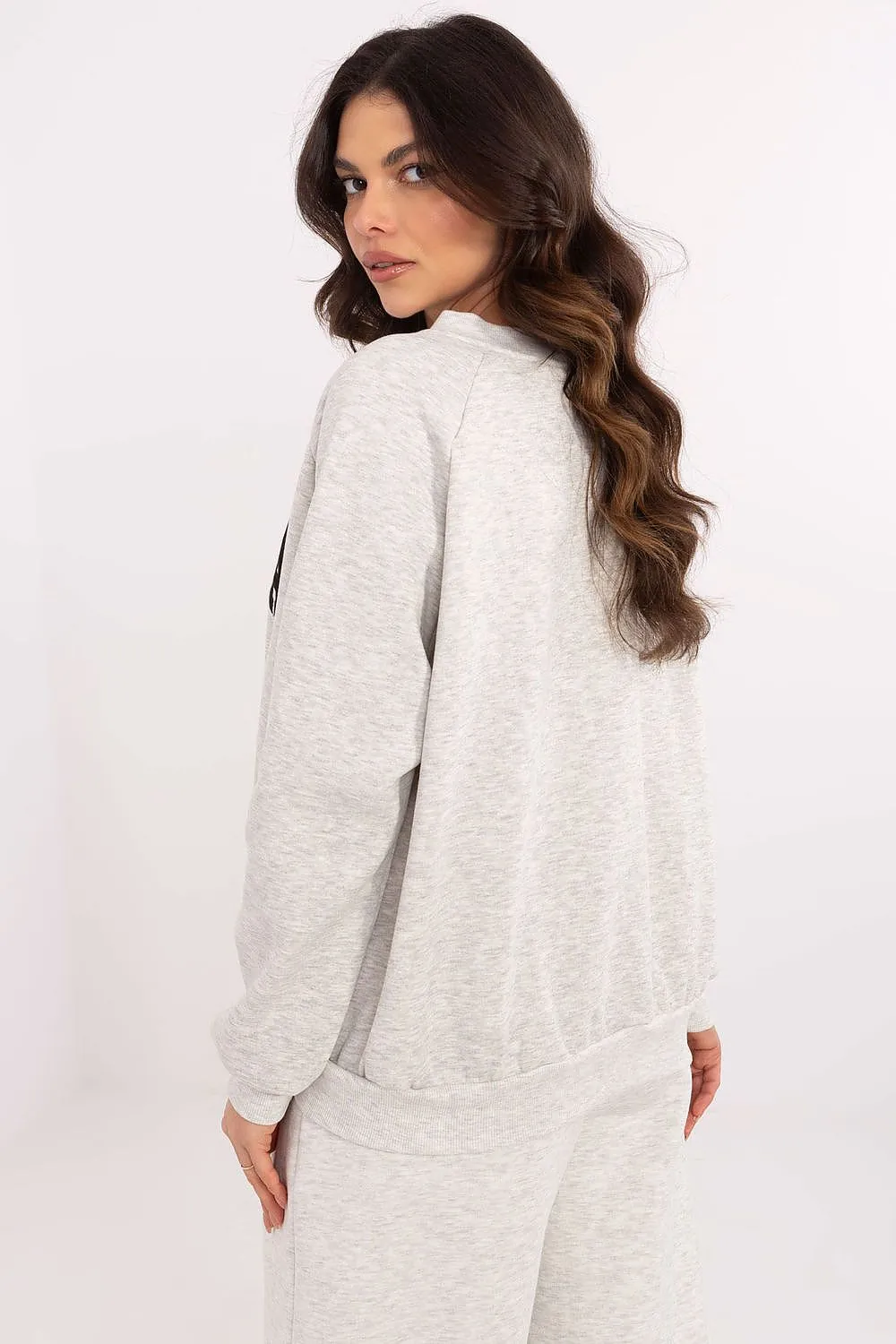 North Carolina Soft Cotton Sweatshirt with Patch Details & Embroidery