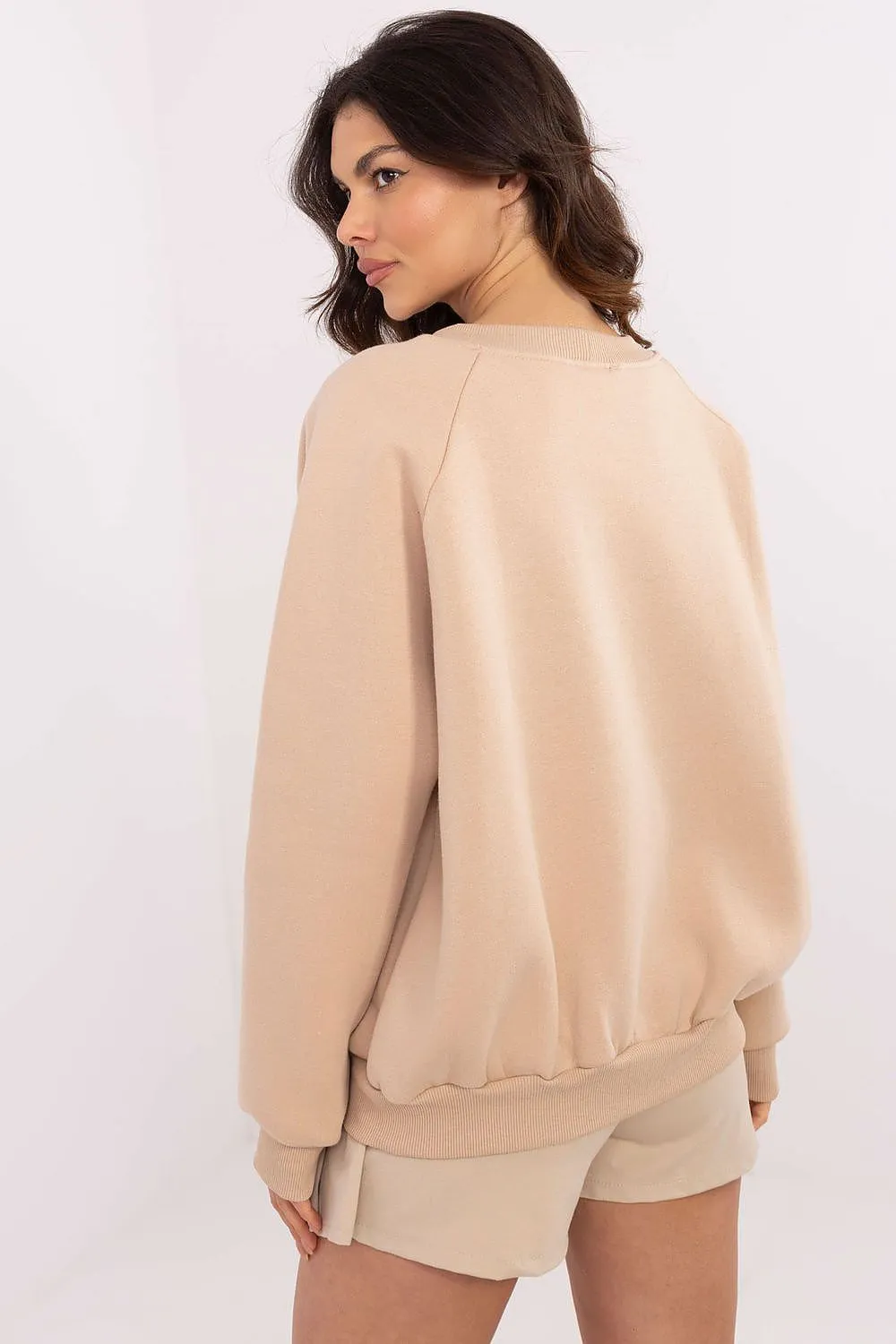 North Carolina Soft Cotton Sweatshirt with Patch Details & Embroidery