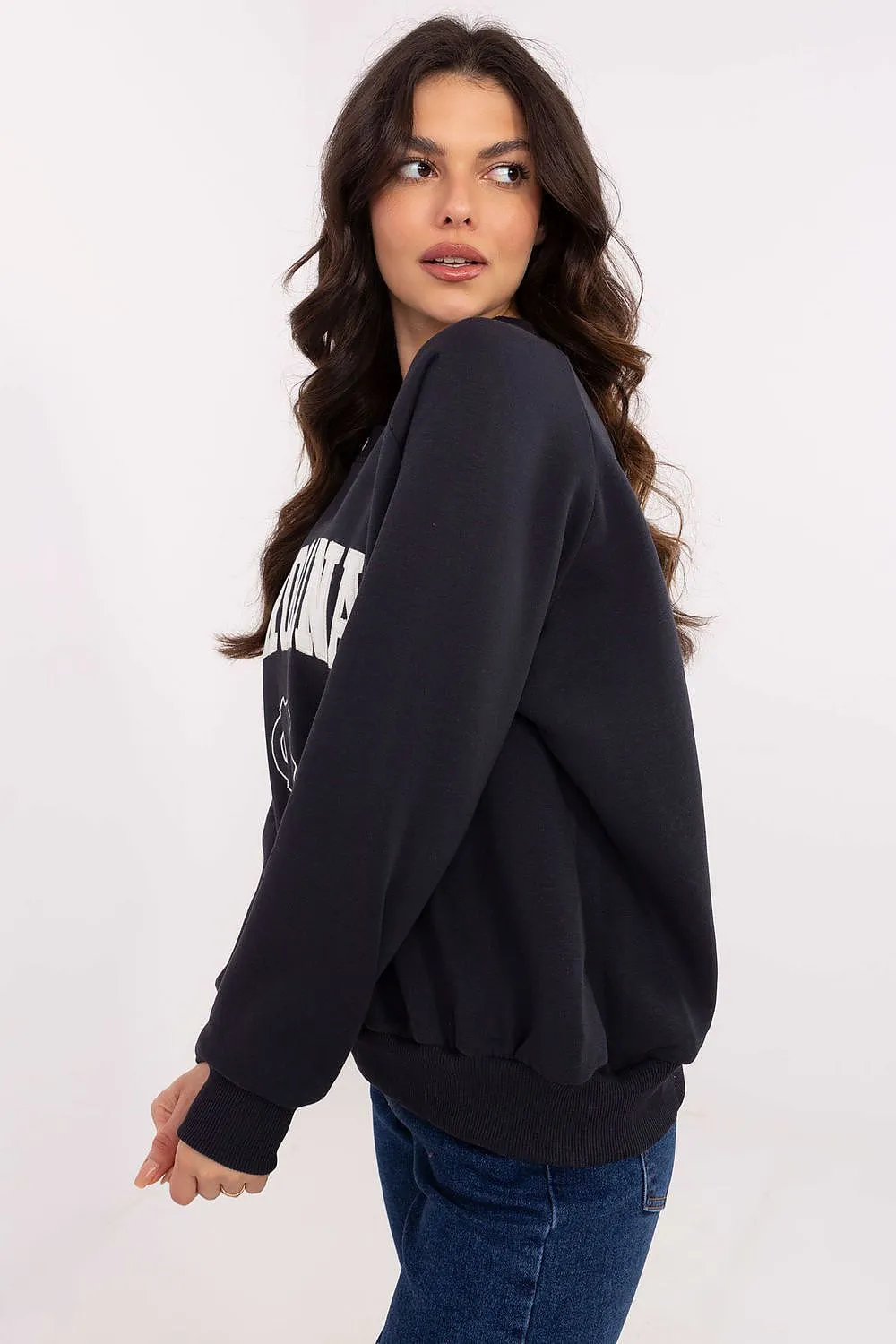 North Carolina Soft Cotton Sweatshirt with Patch Details & Embroidery