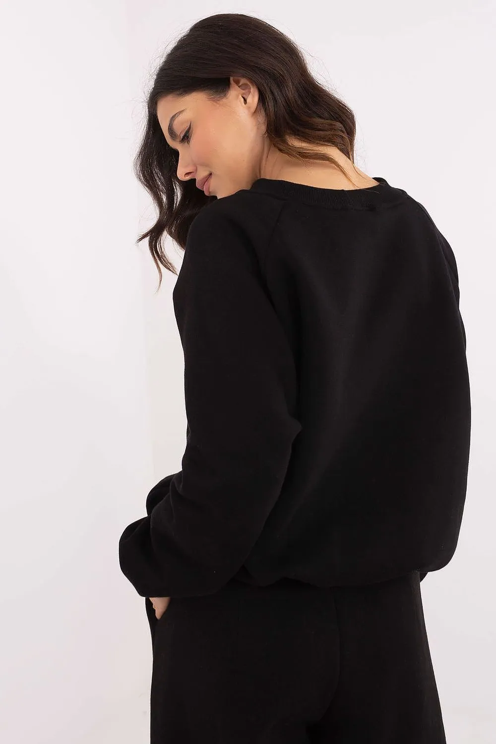 North Carolina Soft Cotton Sweatshirt with Patch Details & Embroidery