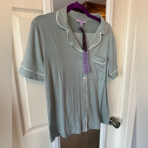 NWT🤍Hale Bob Organic Cotton Short Sleeve Pajama set XS