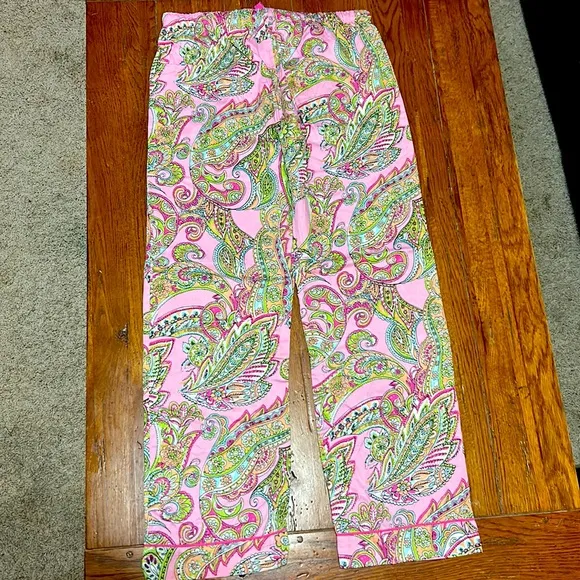 NWT💝LOUNGE AFFAIR Paisley &amp; Floral Pajama PJ SET Long Sleeved TOP &amp; Long PANTS🌸
