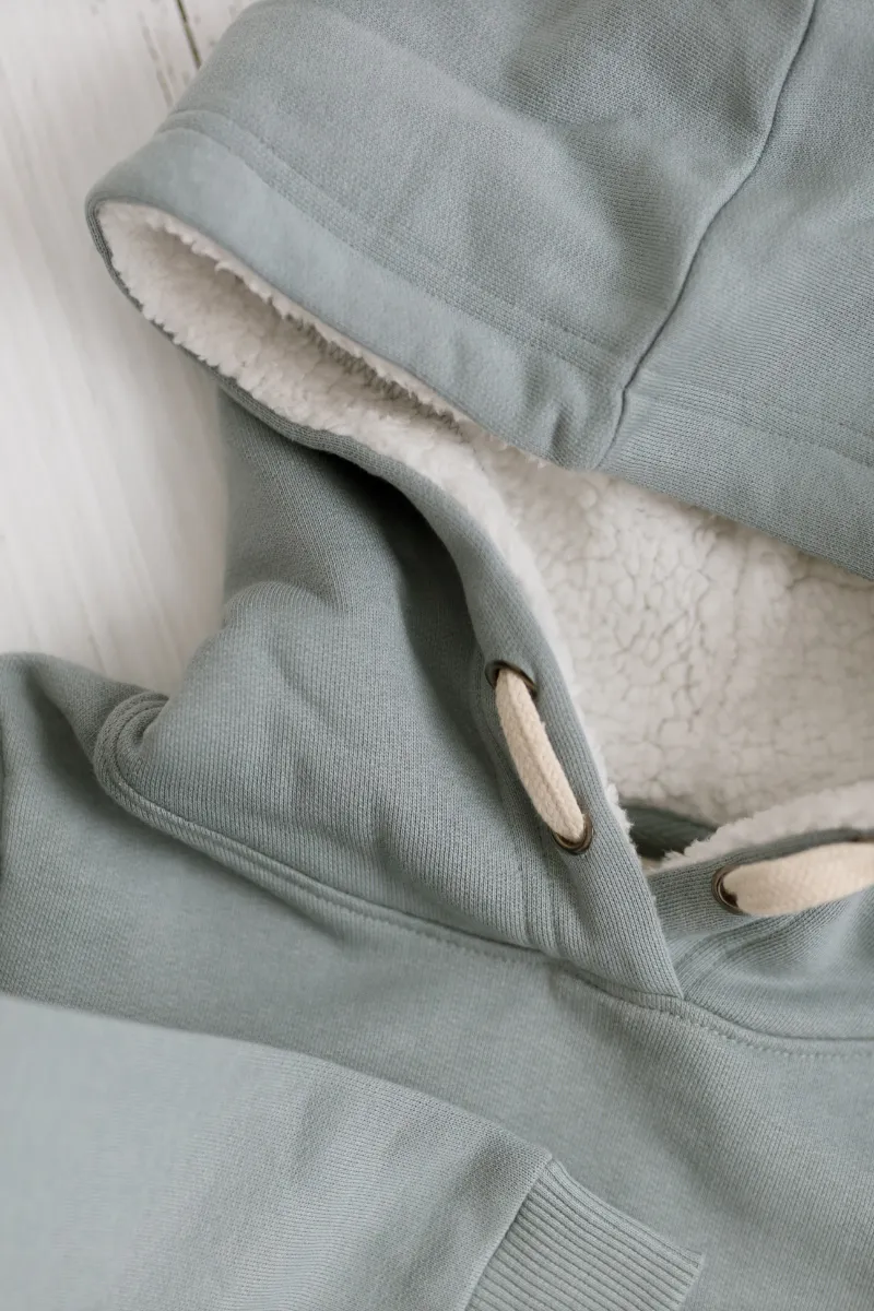 Organic Cotton Hooded Sweatshirt - Slate