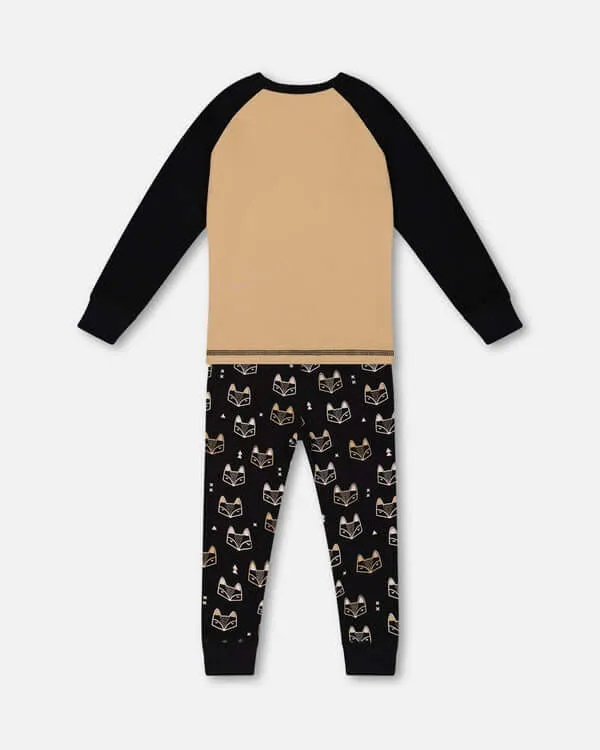 Organic Cotton Two Piece Pajama Set | Fox