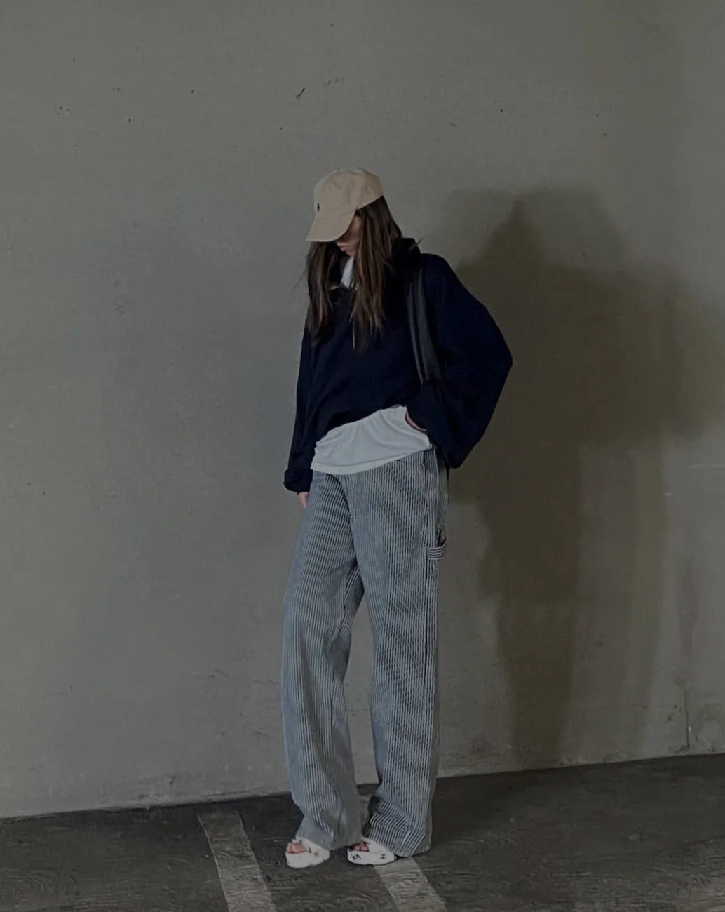 Oversized Polo Sweatshirt