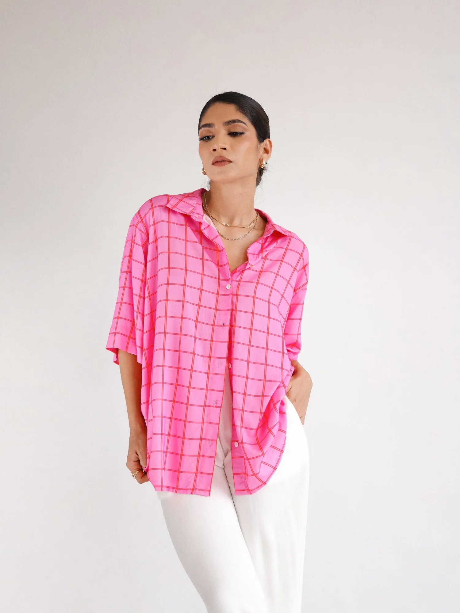 Oversized Printed Shirt
