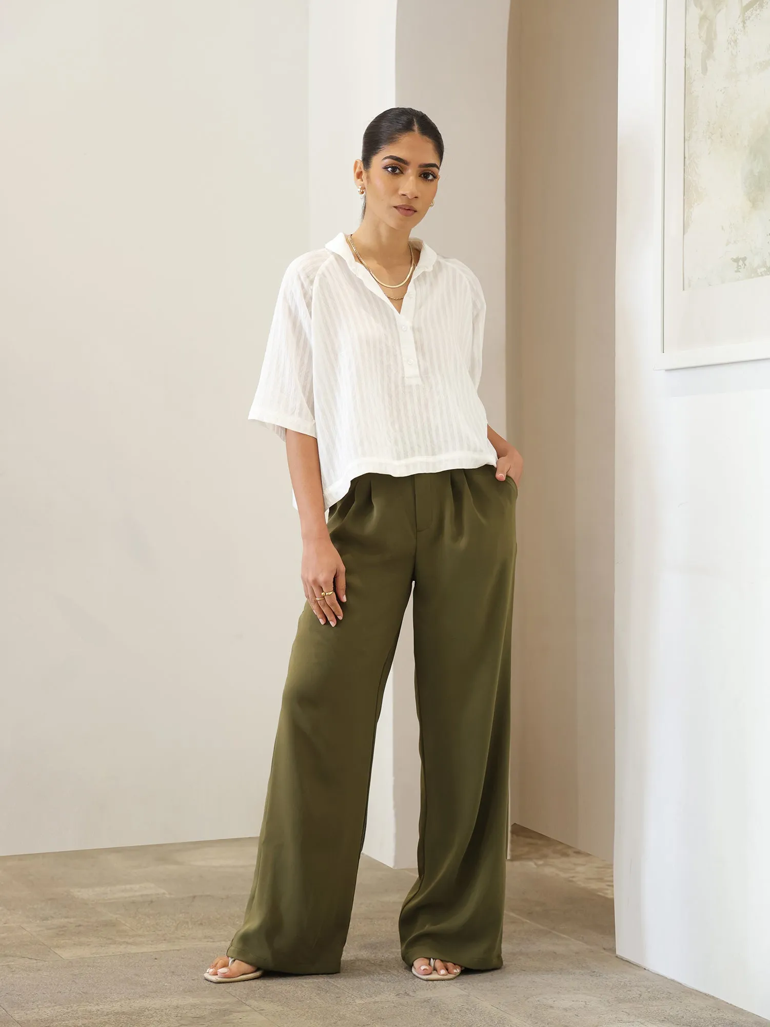 Oversized Short Sleeve Shirt
