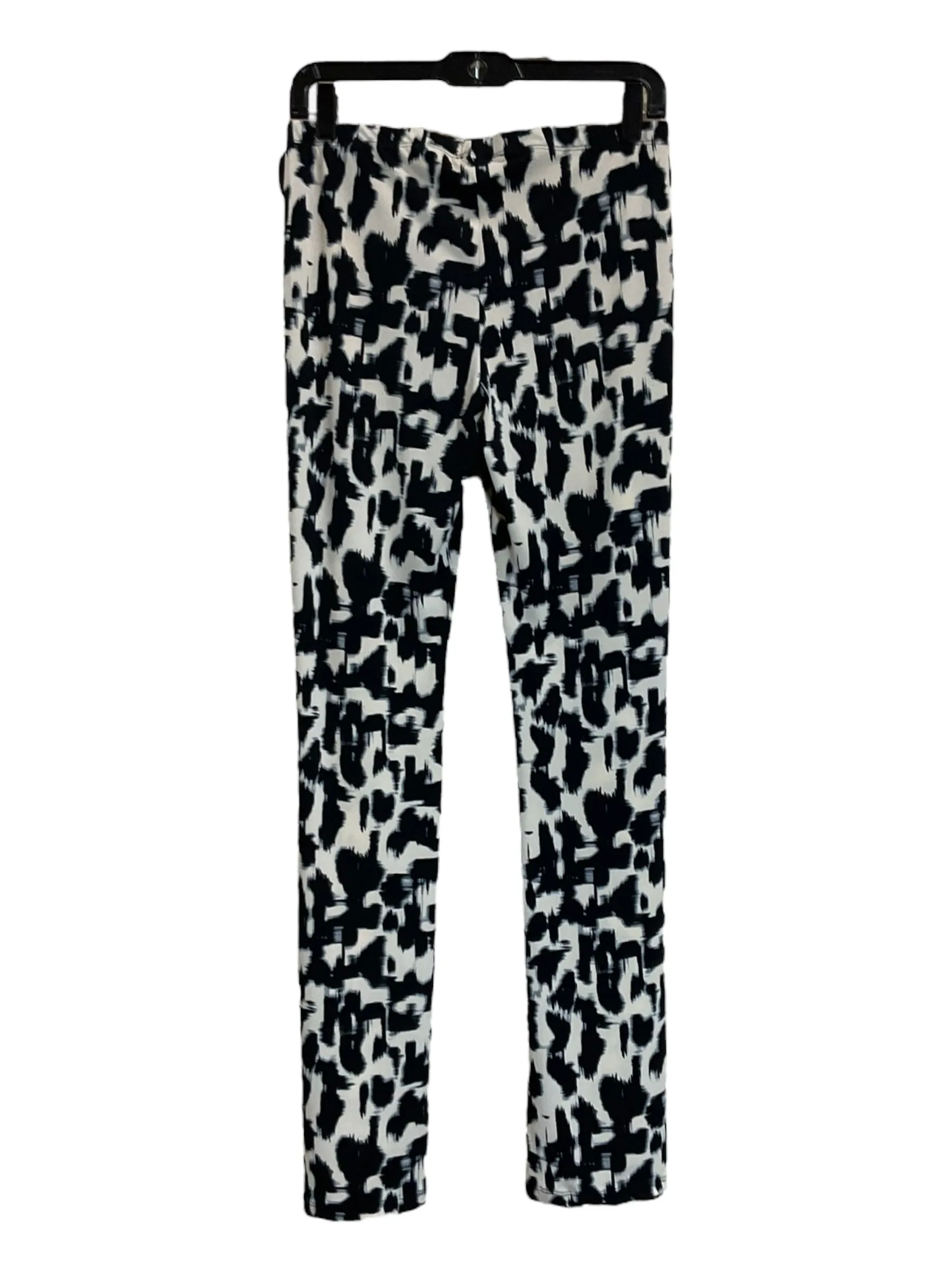 Pants Lounge By Clothes Mentor In Black & Cream, Size: L