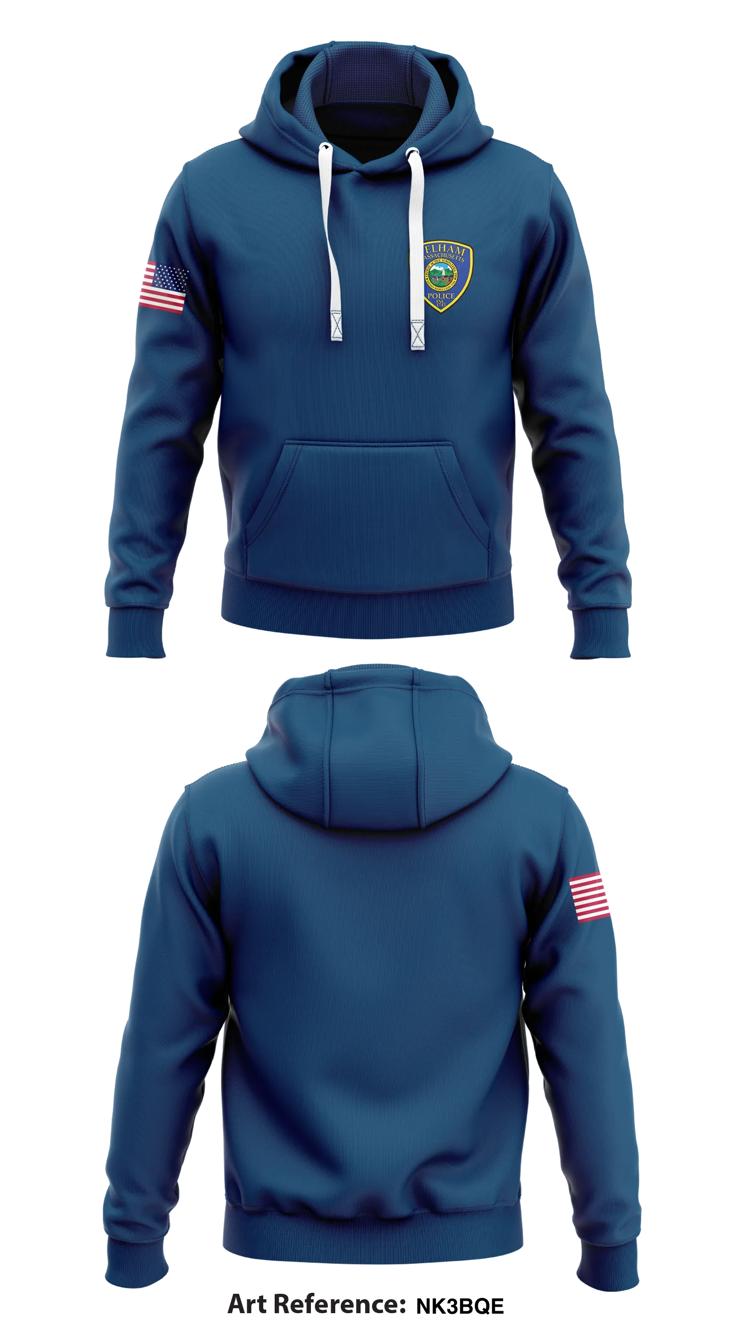 Pelham Police Department, Pelham Massachusetts  Store 1  Core Men's Hooded Performance Sweatshirt - nk3BQE