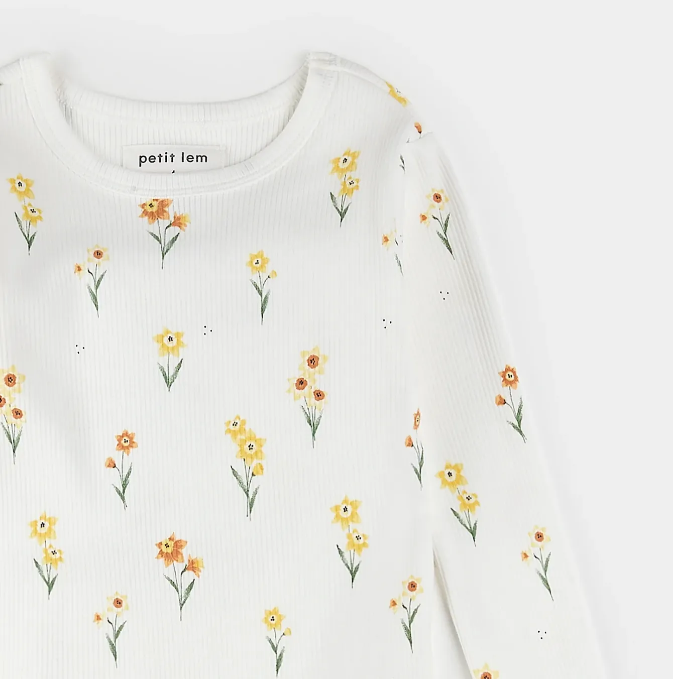 Petit Lem Daffodil Print Pyjamas