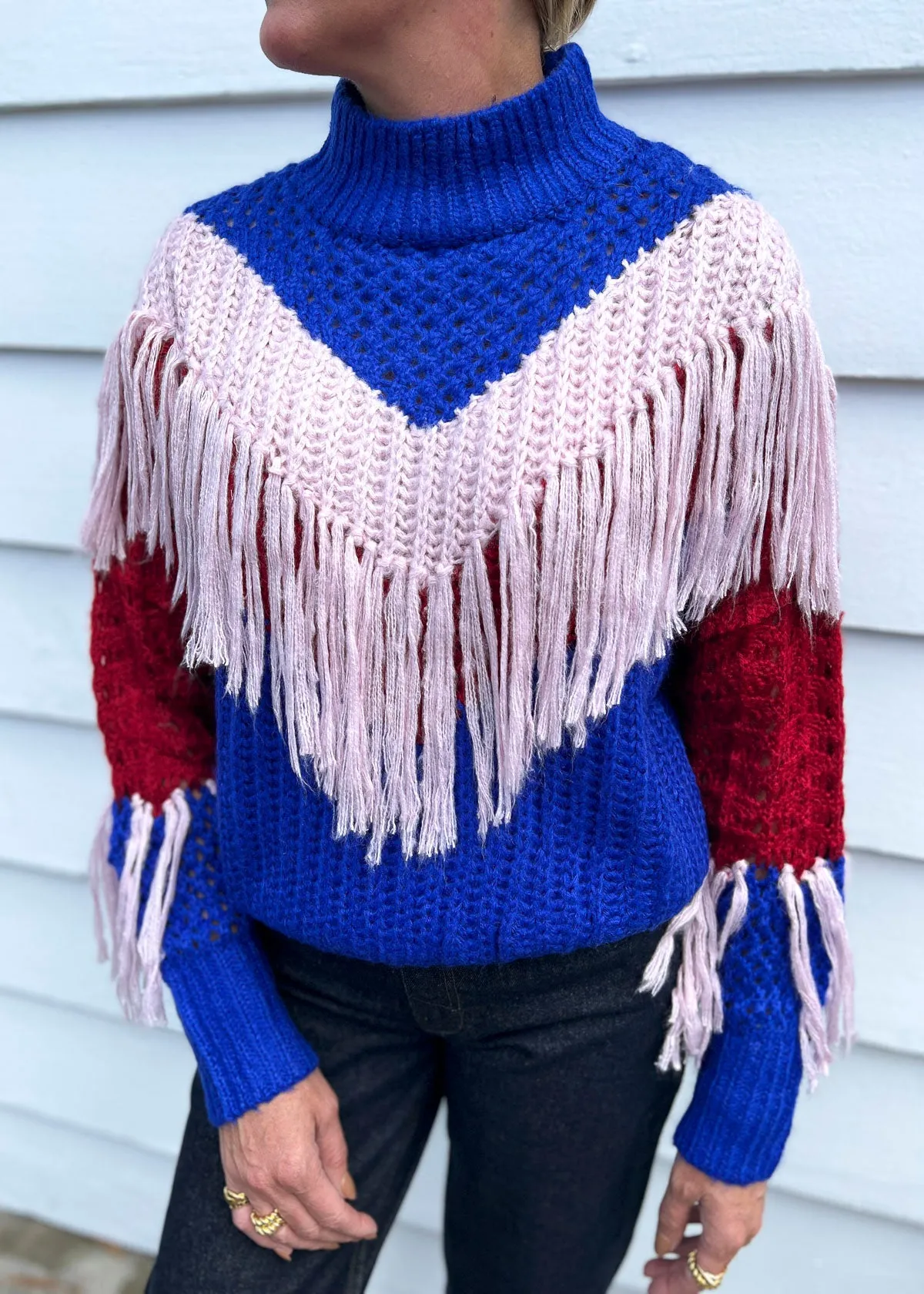 Petra Fringe Sweater