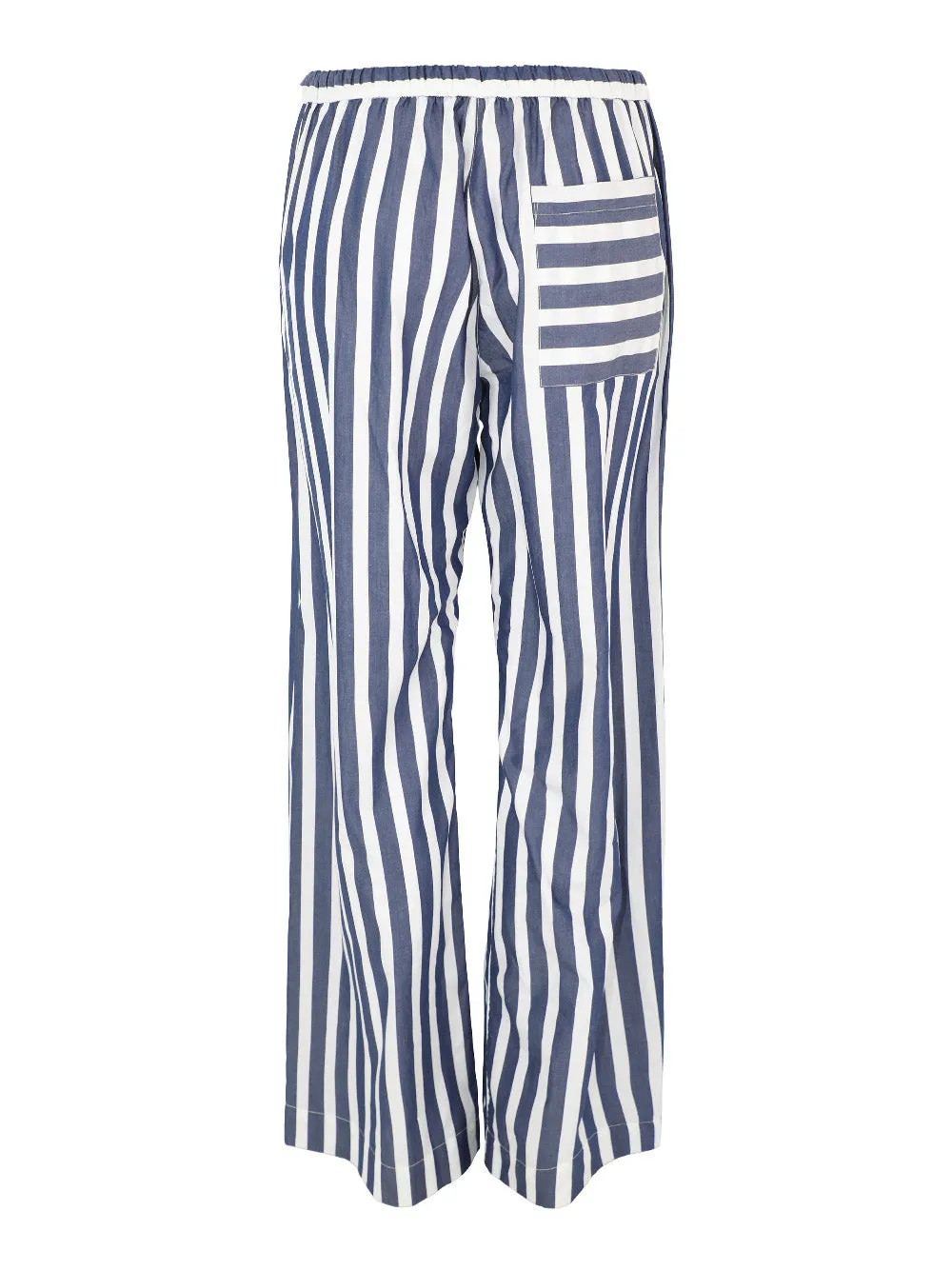 Pharaoh Casey Cotton Stripe Pant in Navy