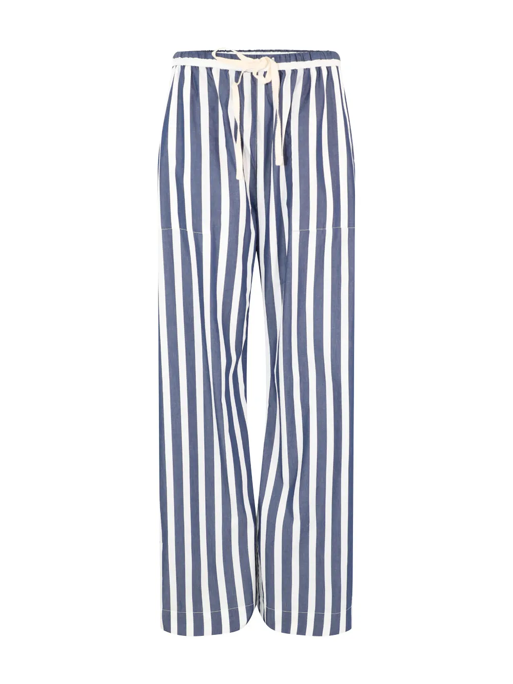 Pharaoh Casey Cotton Stripe Pant in Navy