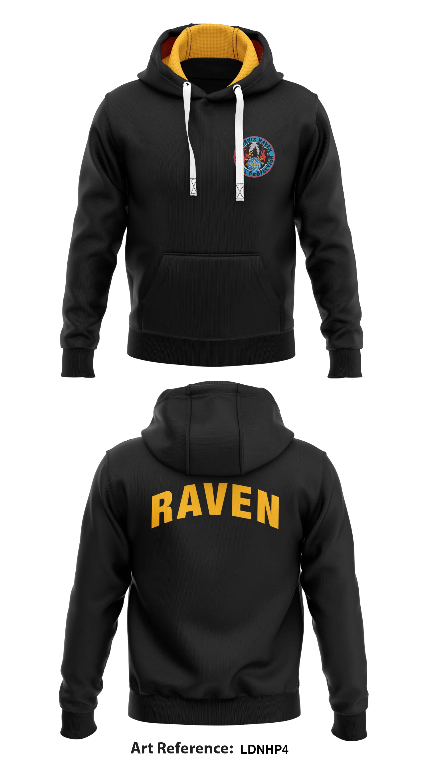 Phoenix Raven Store 1  Core Men's Hooded Performance Sweatshirt - LDNHP4