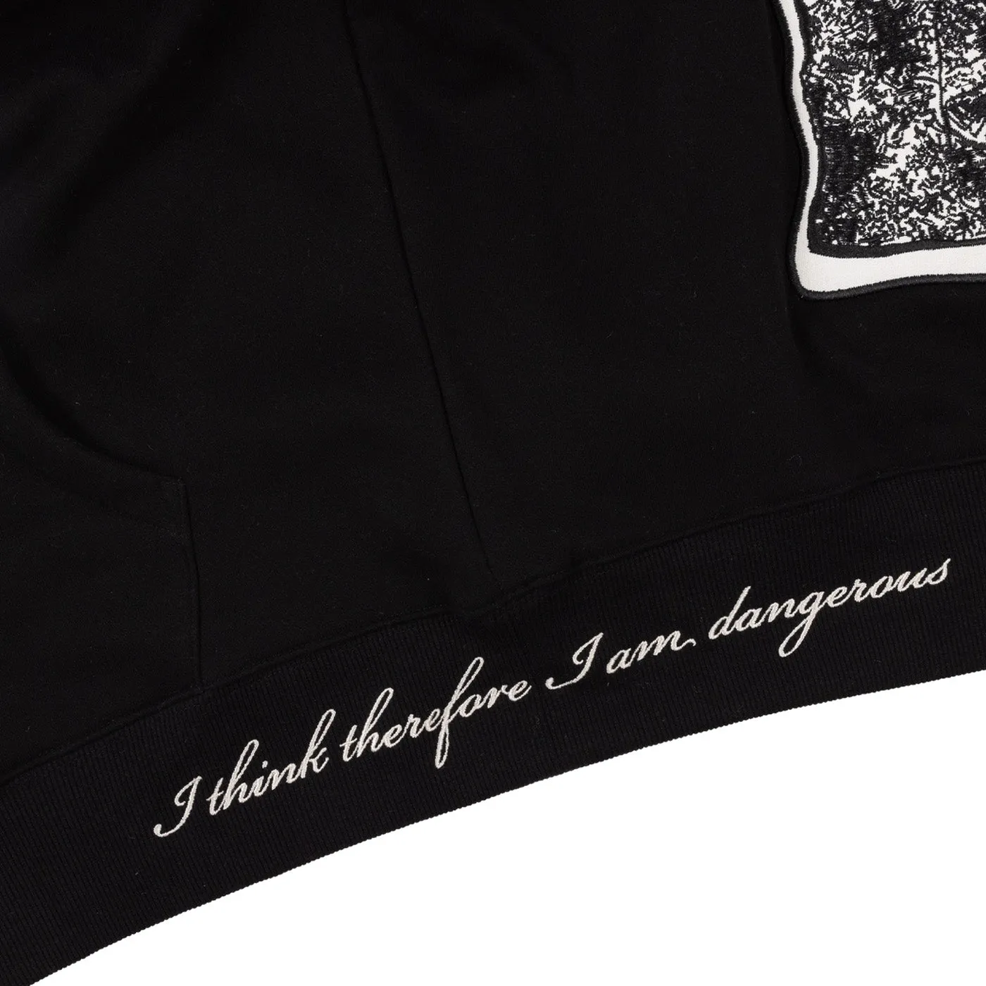 Pleasures Men Discourse Hoodie Black