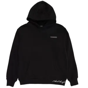 Pleasures Men Discourse Hoodie Black