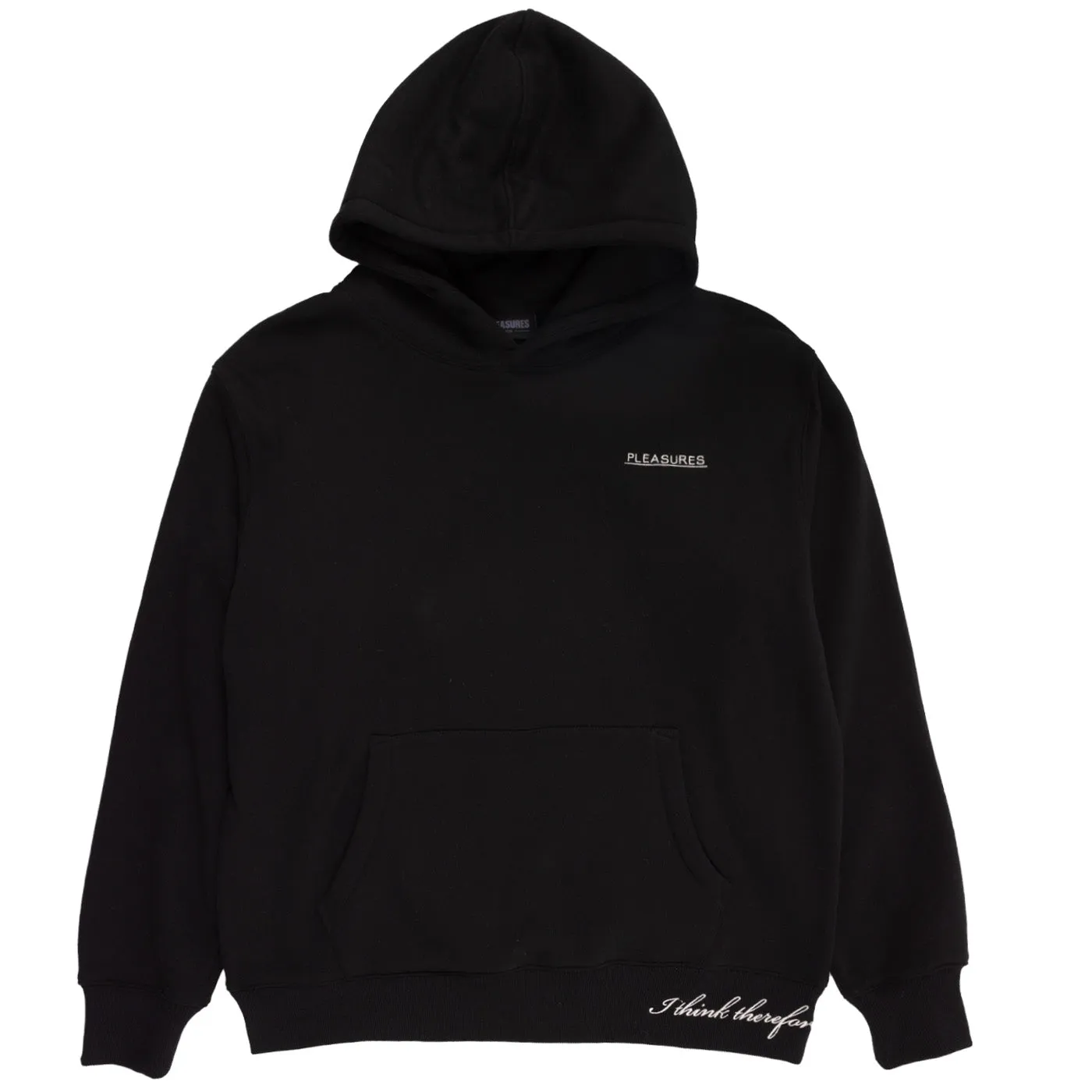 Pleasures Men Discourse Hoodie Black
