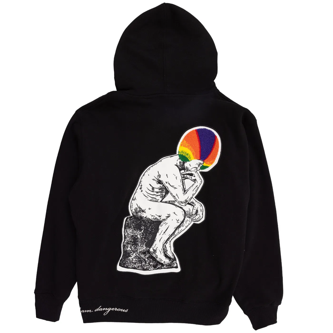 Pleasures Men Discourse Hoodie Black