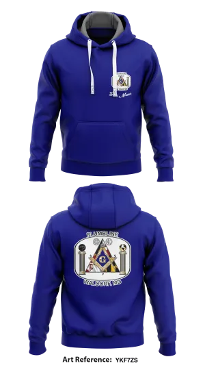 Plumbline Lodge #357 Waldorf, MD Store 1 Core Men's Hooded Performance Sweatshirt - ykF7zS