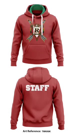 Poarch Band Of Creek Indians Recreation Department  Core Men's Hooded Performance Sweatshirt - tMNX6K