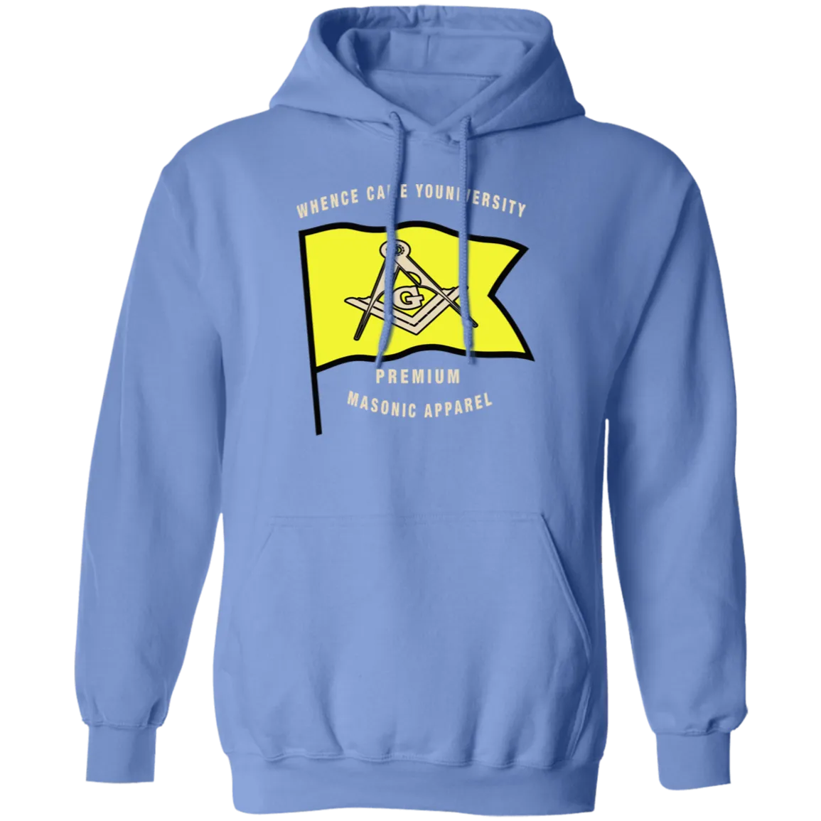 Premium Masonic Apparel Pullover Hoodie(yellow