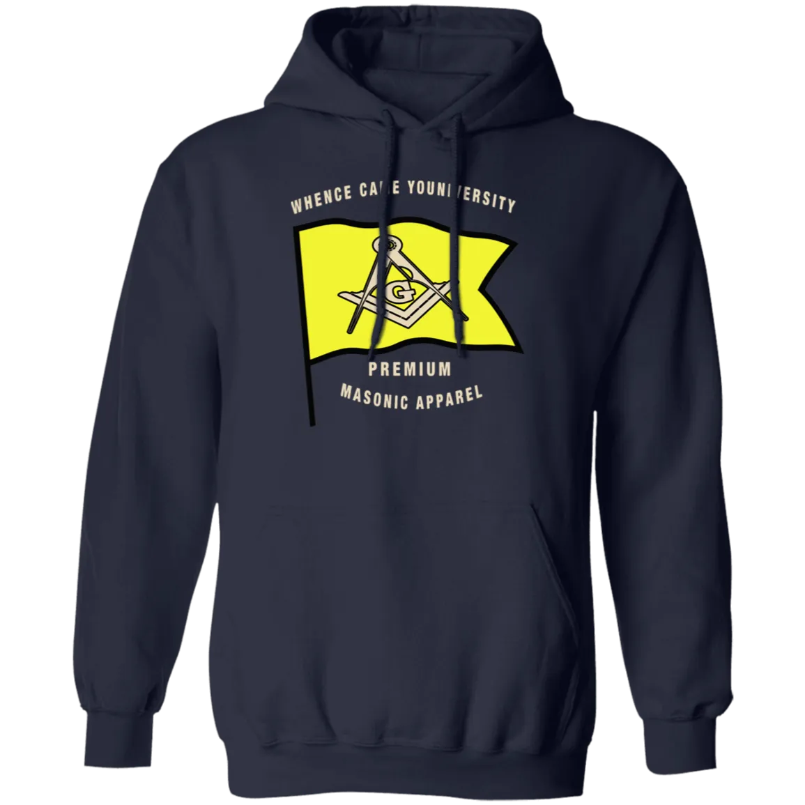Premium Masonic Apparel Pullover Hoodie(yellow